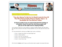 Tablet Screenshot of fitnesshealthbook.com